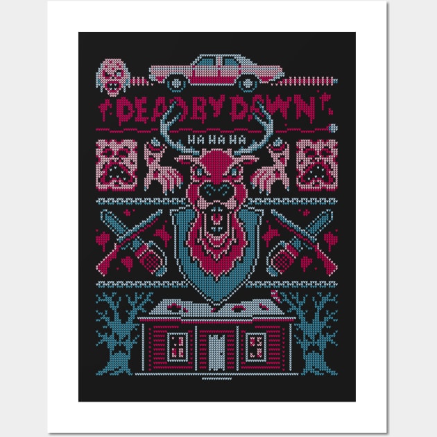 Dead by Dawn Ugly Sweater Wall Art by BWartwork